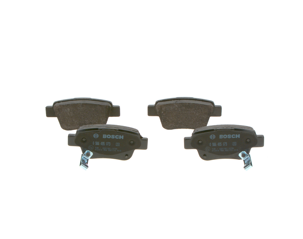 BOSCH 0 986 495 073 Bremsbelagsatz, Scheibenbremse