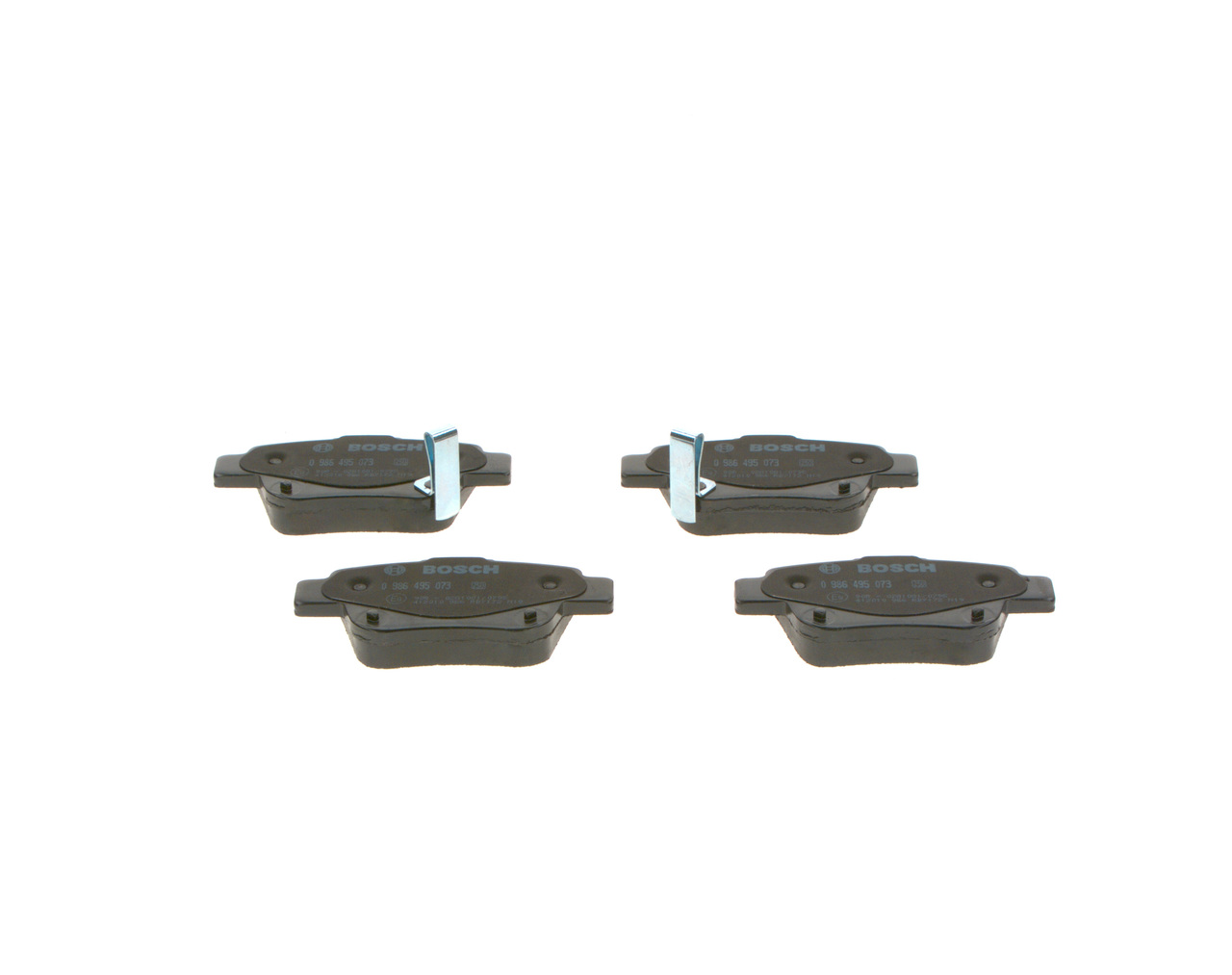 BOSCH 0 986 495 073 Bremsbelagsatz, Scheibenbremse