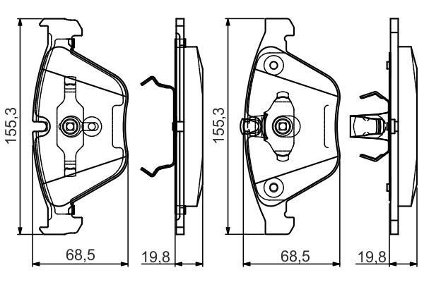 BOSCH 0 986 495 082 set...