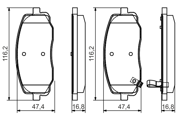 BOSCH 0 986 495 084 Brake...