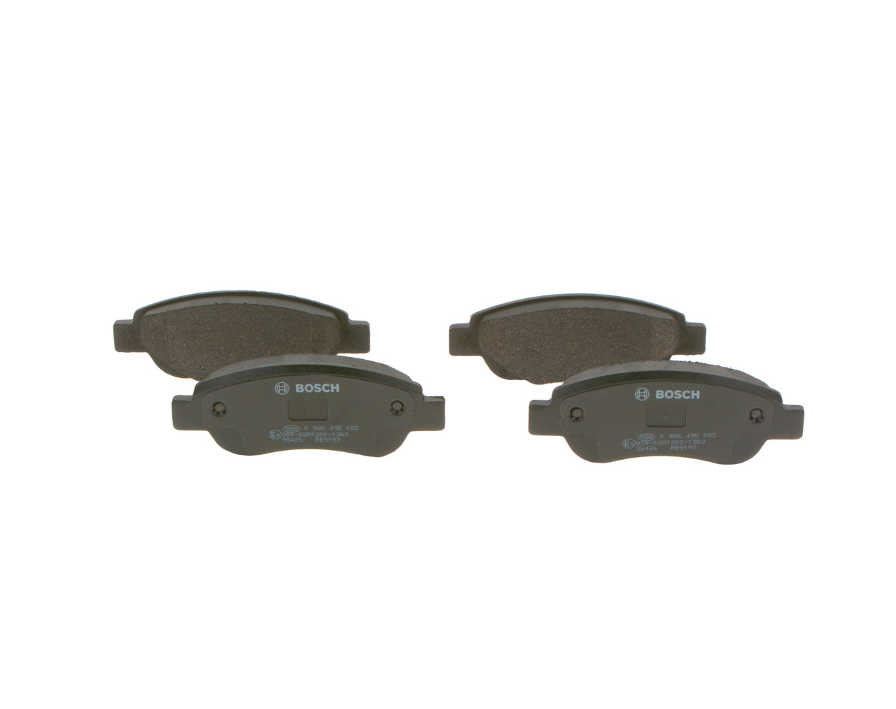 BOSCH 0 986 495 085 Bremsbelagsatz, Scheibenbremse