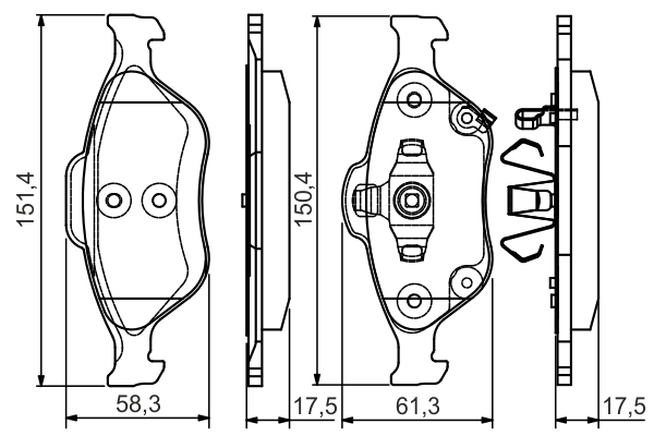 BOSCH 0 986 495 093 Brake...