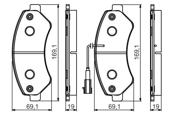 BOSCH 0 986 495 095 set...