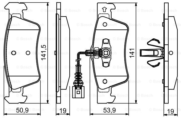 BOSCH 0 986 495 115 Brake...