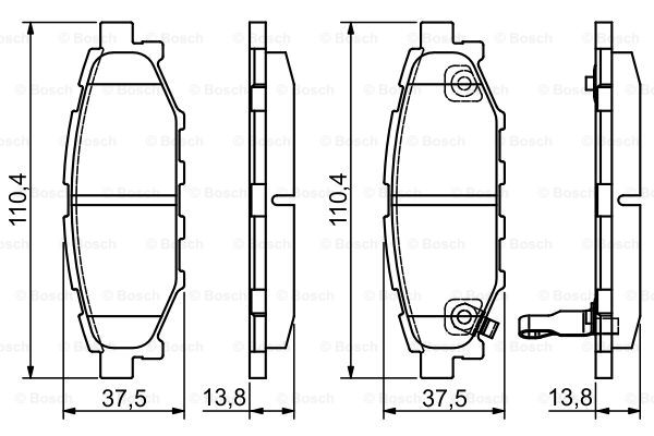 BOSCH 0 986 495 119 Brake...