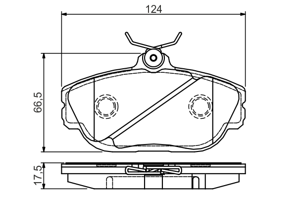 BOSCH 0 986 495 124 Brake...