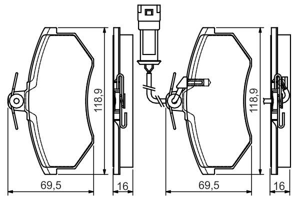 BOSCH 0 986 495 142 Brake...