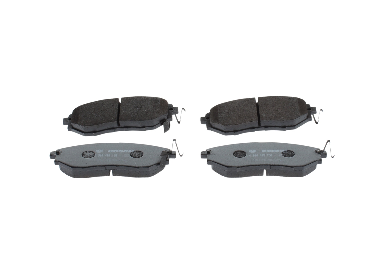 BOSCH 0 986 495 156 Bremsbelagsatz, Scheibenbremse