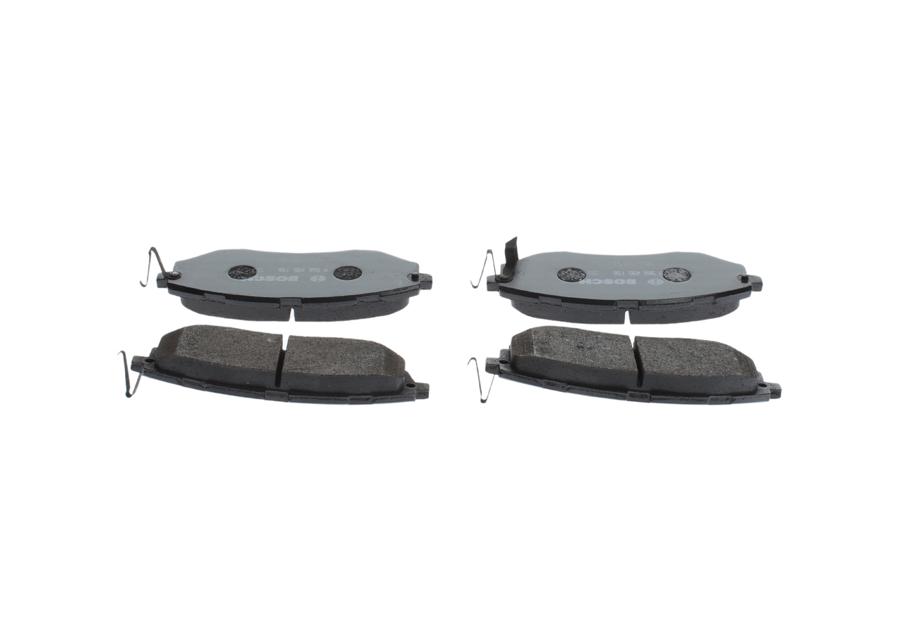 BOSCH 0 986 495 156 Bremsbelagsatz, Scheibenbremse