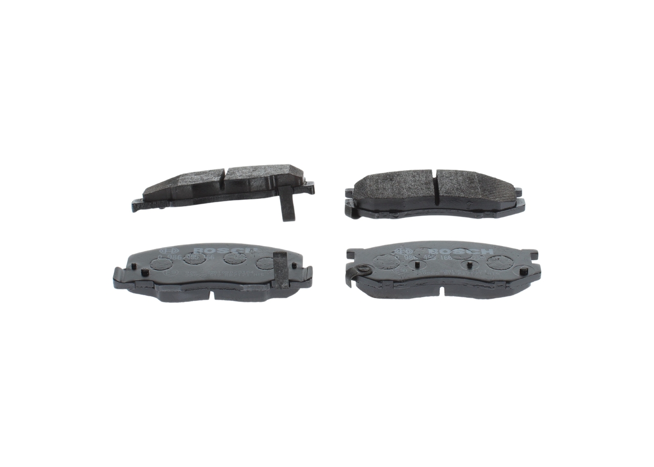 BOSCH 0 986 495 166 Bremsbelagsatz, Scheibenbremse