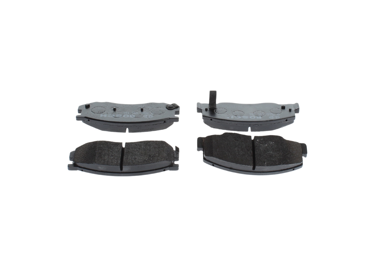 BOSCH 0 986 495 166 Bremsbelagsatz, Scheibenbremse