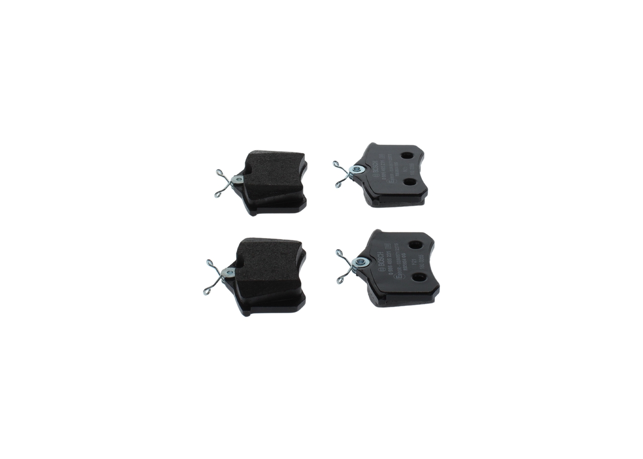 BOSCH 0 986 495 231 Bremsbelagsatz, Scheibenbremse