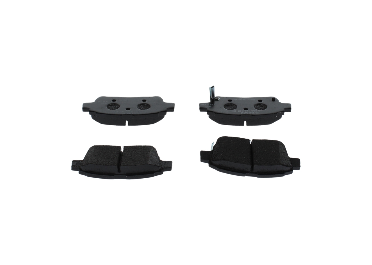 BOSCH 0 986 495 242 Bremsbelagsatz, Scheibenbremse