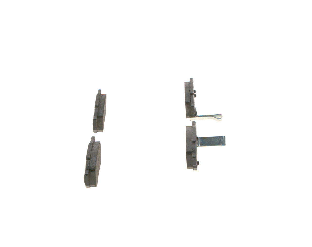 BOSCH 0 986 495 256 Bremsbelagsatz, Scheibenbremse