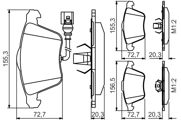 BOSCH 0 986 495 261 Brake...