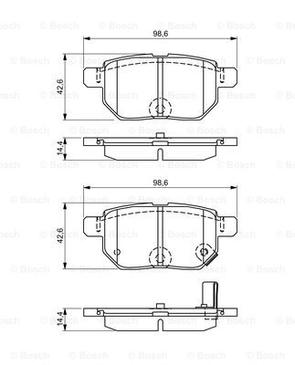 BOSCH 0 986 495 286 Brake...