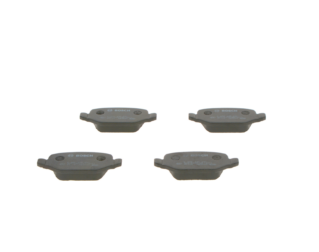 BOSCH 0 986 495 291 Bremsbelagsatz, Scheibenbremse