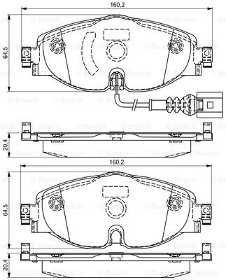 BOSCH 0 986 495 296 Brake...