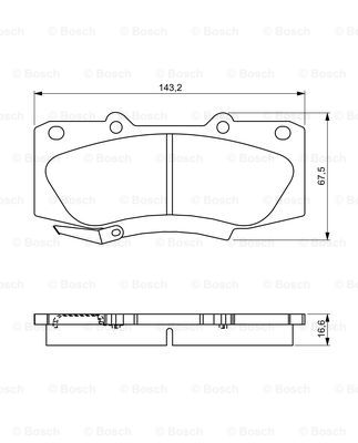 BOSCH 0 986 495 302 Brake...