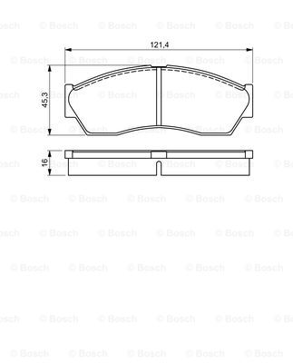 BOSCH 0 986 495 311 Brake...