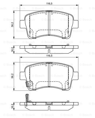 BOSCH 0 986 495 318 Brake...