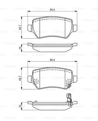 BOSCH 0 986 495 319 Brake...