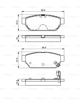 BOSCH 0 986 495 326 Brake...