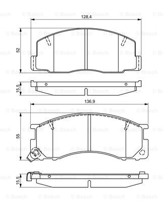 BOSCH 0 986 495 327 Brake...