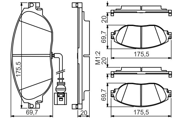 BOSCH 0 986 495 350 Kit...