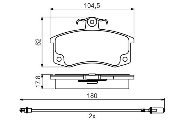 BOSCH 0 986 495 360 Brake...