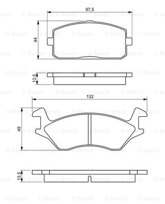 BOSCH 0 986 495 361 Brake...