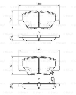 BOSCH 0 986 495 381 Brake...