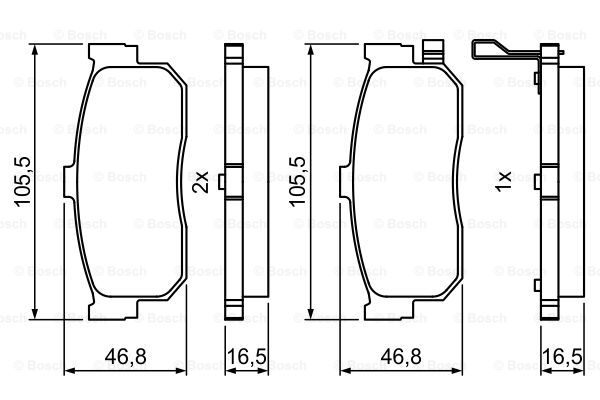 BOSCH 0 986 495 387 Brake...