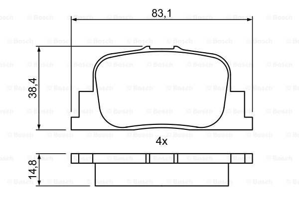 BOSCH 0 986 495 389 Brake...