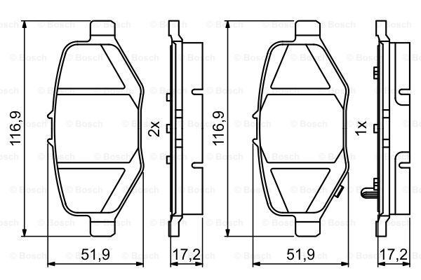 BOSCH 0 986 495 397 Brake...