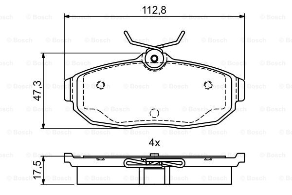 BOSCH 0 986 495 401 Brake...