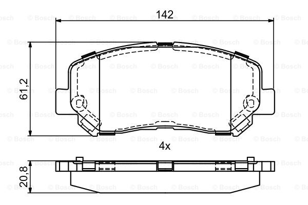 BOSCH 0 986 495 405 Brake...