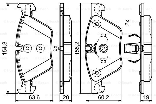 BOSCH 0 986 495 408 Kit...