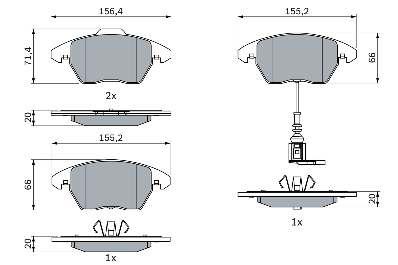 BOSCH 0 986 495 412 Kit...