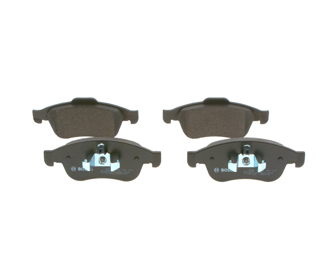 BOSCH 0 986 495 416 Bremsbelagsatz, Scheibenbremse