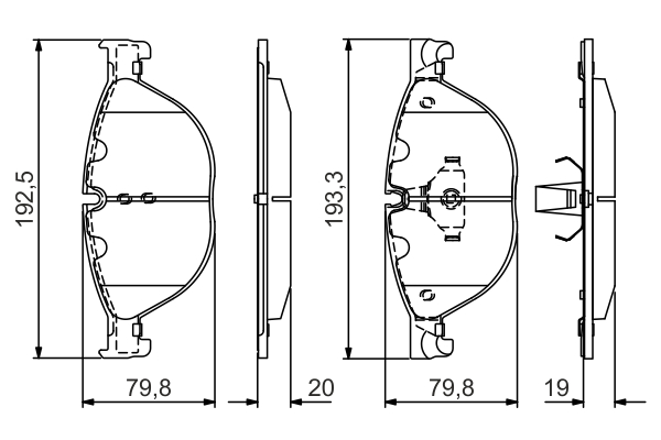 BOSCH 0 986 495 439 Brake...