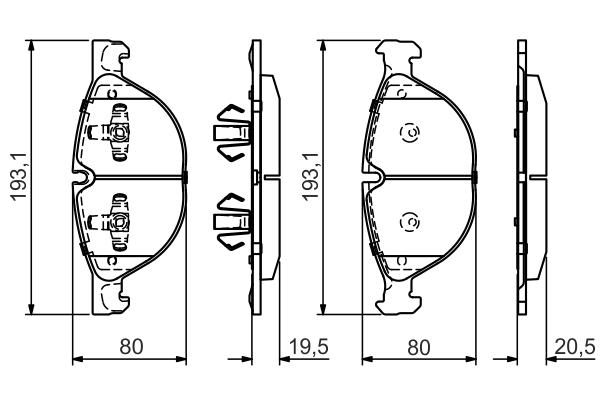 BOSCH 0 986 495 447 Brake...