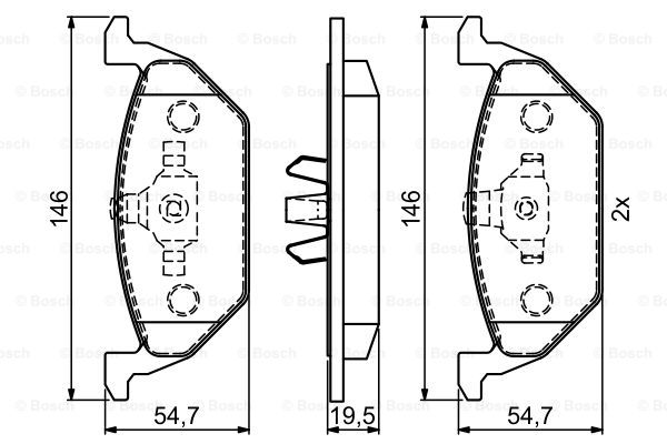 BOSCH 0 986 495 454 Brake...