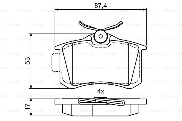 BOSCH 0 986 495 455 Brake...