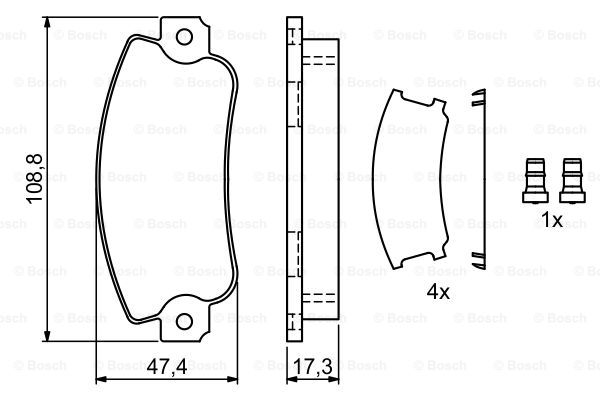 BOSCH 0 986 495 456 Brake...