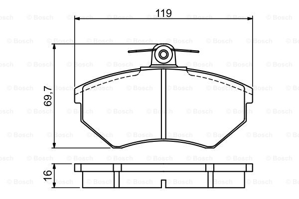 BOSCH 0 986 495 457 Brake...