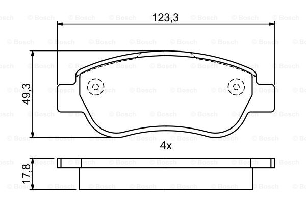 BOSCH 0 986 495 458 Brake...