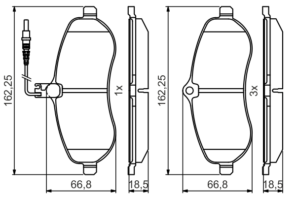 BOSCH 0 986 495 460 Brake...