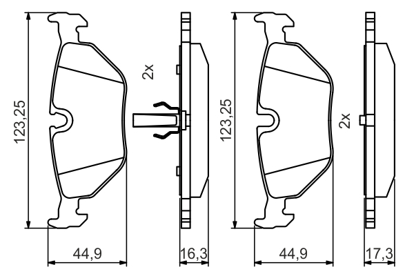 BOSCH 0 986 495 470 Brake...