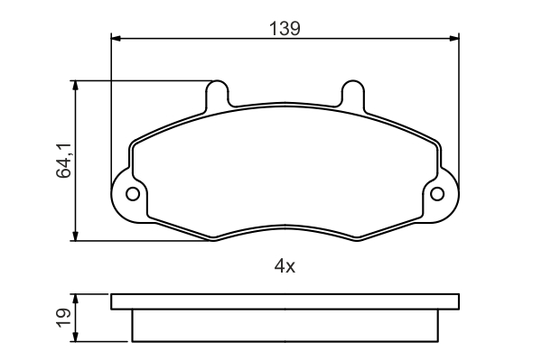 BOSCH 0 986 495 484 Brake...